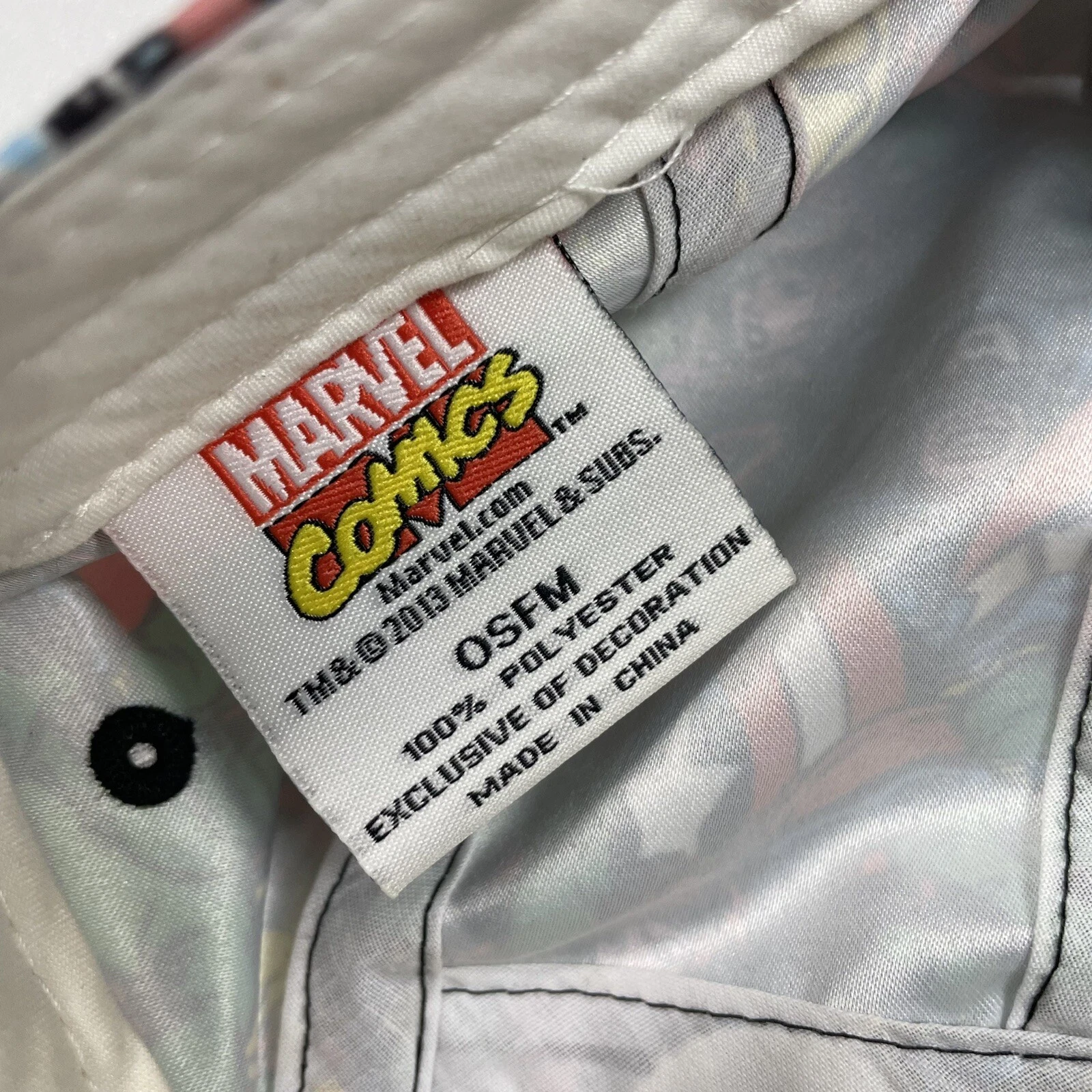 Marvel Comics Hat Cap Men Multicolor Strapback Iron Man Captain America Thor AOP