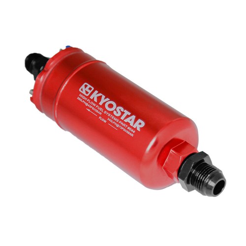 RED Universal Pompa Carburante Elettrica Alta Pressione Esterna 380LPH 12V Racing - Foto 13 di 14
