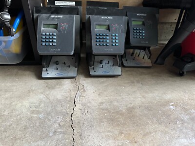 Recognition Systems Handpunch 3000 Hand Reader Clock | eBay