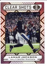 Lamar Jackson 9 Card Lot NFL 2020 Panini Illusions Clear Shots, Mosaic, Prizm