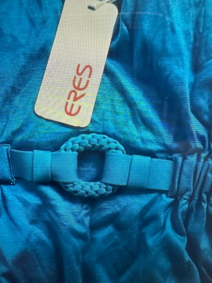 Vestido playa algodón turquesa Eres talla S/M Foto 4 de 4