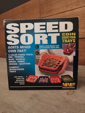 MMF Coin Sorting Trays Easy Fast Speed Change Jar Money 4 Colors Quality USA