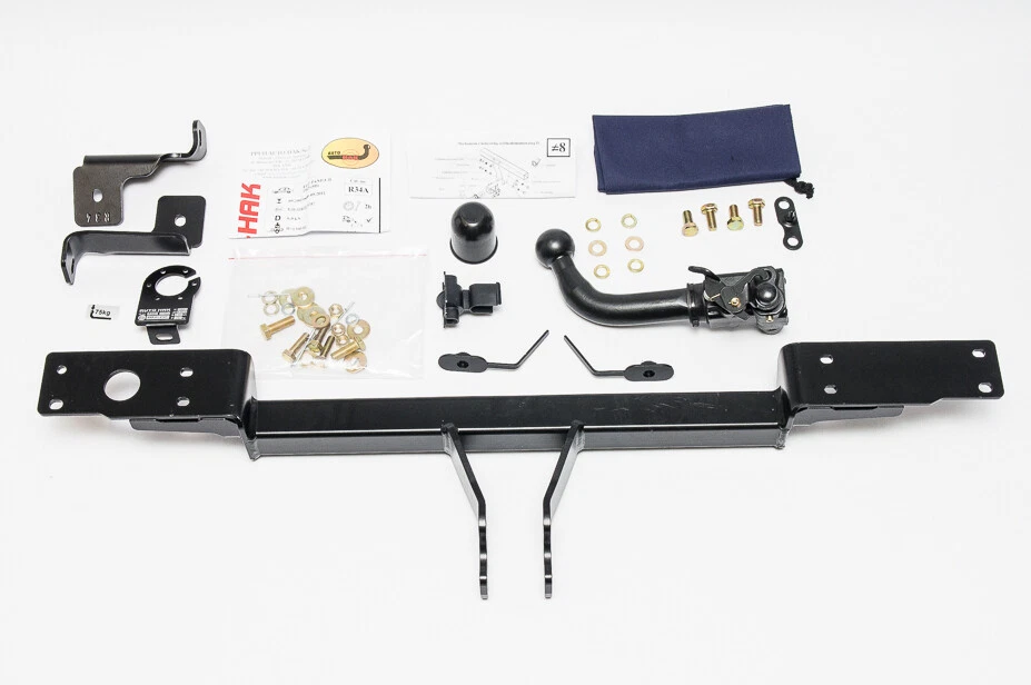 Gancio di traino estraibile per Fiat Panda II 169 2003-2012 + kit el. 13-poli - Immagine 3 di 4