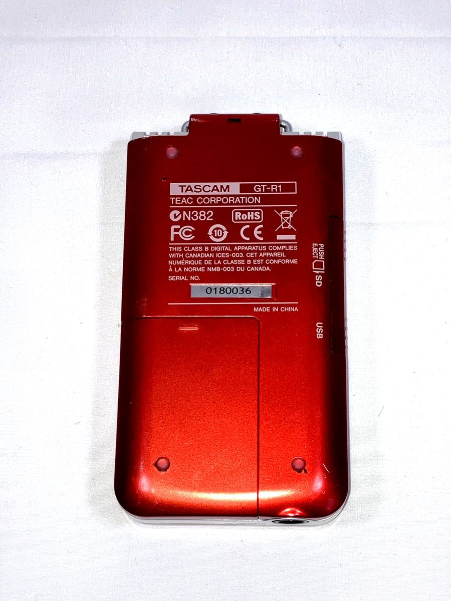 配信機器・PA機器・レコーディング機器 TASCAM GT-R1 GUITER/BASS RECORDER GT-R1 | Portable Guitar / Bass Recorder | TASCAM