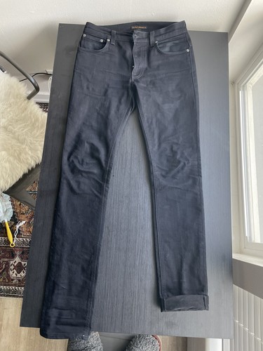 Nudie Jeans Thin Finn Dry Black Ring 