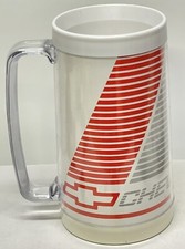 Taza térmica Chevrolet Chevy original de colección con mango logotipo retro promoción RARA