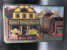 VINTAGE 1994WHITMAN'S TIN BOX LIMITED EDITION MADE IN USA THE CANDY SHOPPE EMPTY