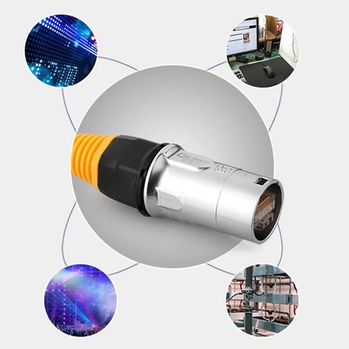 Ethernet RJ45 Waterproof Plug + Waterproof Socket for Outdoor KJ601 + KJ604 SET - 第 3/9 張圖片