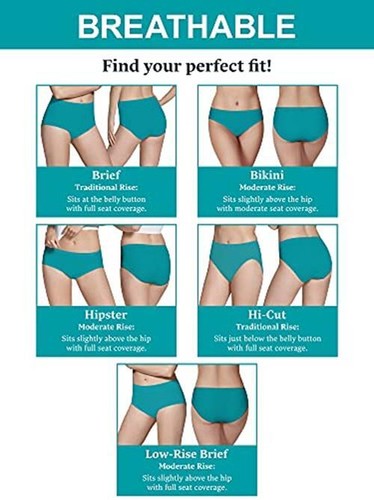 Fruit of the Loom Women's Size Underwear, Assorted Fit Types , Colors , Sizes - Picture 12 of 52