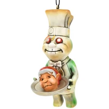 Tree Buddees Sadistic Baker Halloween Christmas Decor Funny Dark Humor Ornament