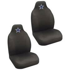 New Nfl Dallas Cowboys Team Logo Seat Cover Universal Fit- Pair