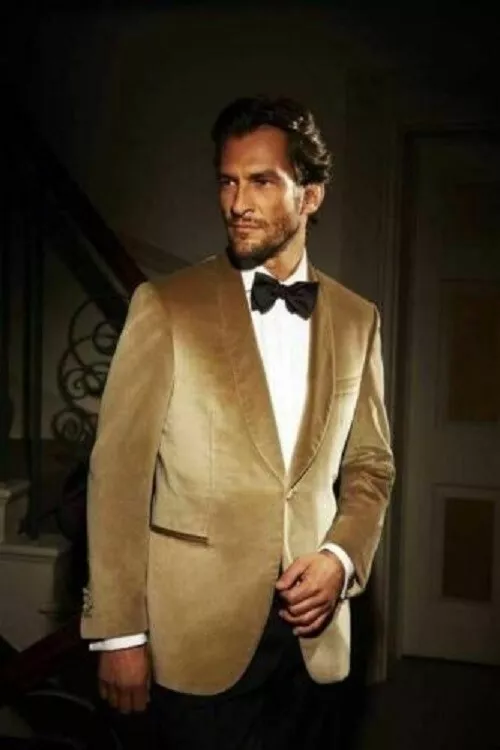 Gold velvet hotsell dinner jacket