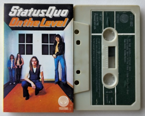 STATUS QUO - ON THE LEVEL (VERTIGO 7231002) 1974 UK CASSETTE TAPE CLASSIC ROCK - 第 1/3 張圖片