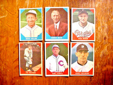 6 F.H. FLEER  Baseball Cards of EARLY BASEBALL PLAYERS #A