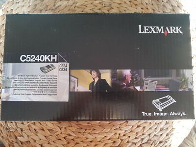 Lexmark toner original C5240KH C524 C534 Schwarz/Black NEU Original Verpackt 