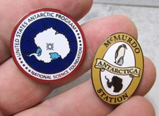 United States Antarctic Program Antarctica & McMurdo Station NEW lapel pin set