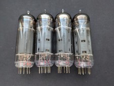 6P14P-K Tube EL84 / 6BQ5 Gold Grid 4pcs in lot MATCHED QUAD