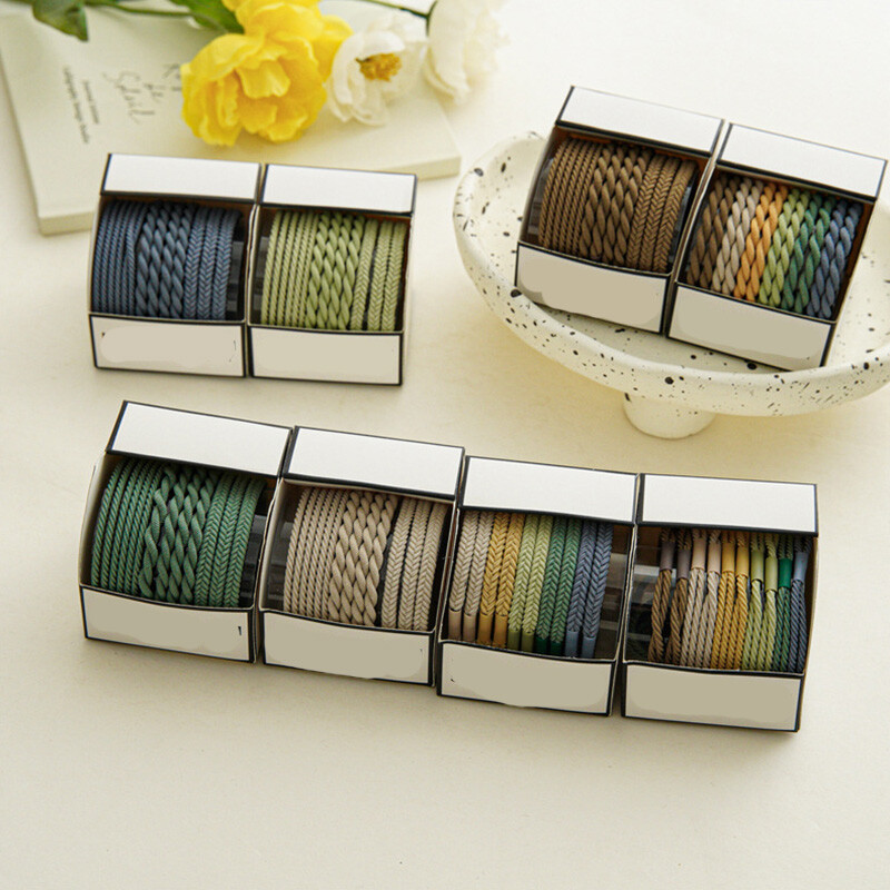 High Elastic Braided Hair Scrunchies Set - 10Pcs