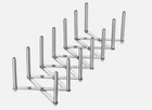 IKEA VARIERA Pot lid organiser Stainless steel Stand Rack Organiser