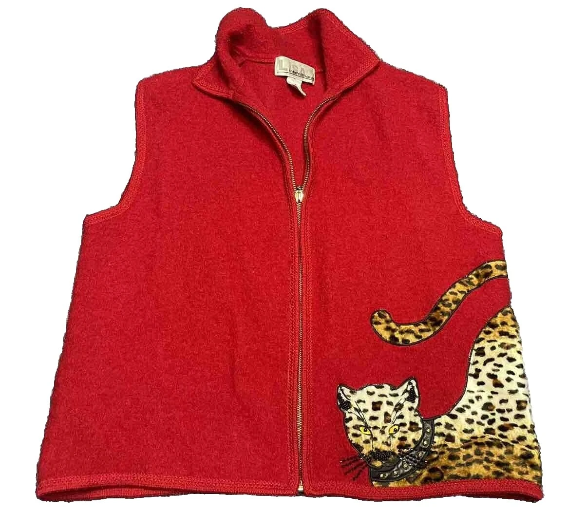 Estampa animal feminino Coldwater Creek Suéteres Femininos