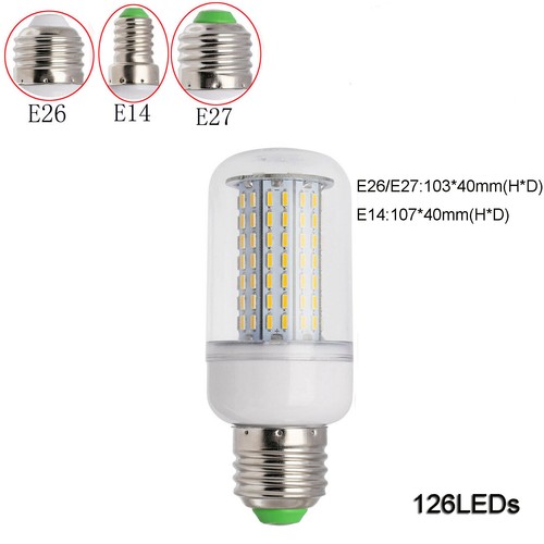 Dimmable LED Corn Light Bulb E12 E26 E27 E14 GU10 G9 Incandescent 25W - 110W SCA - Picture 15 of 21