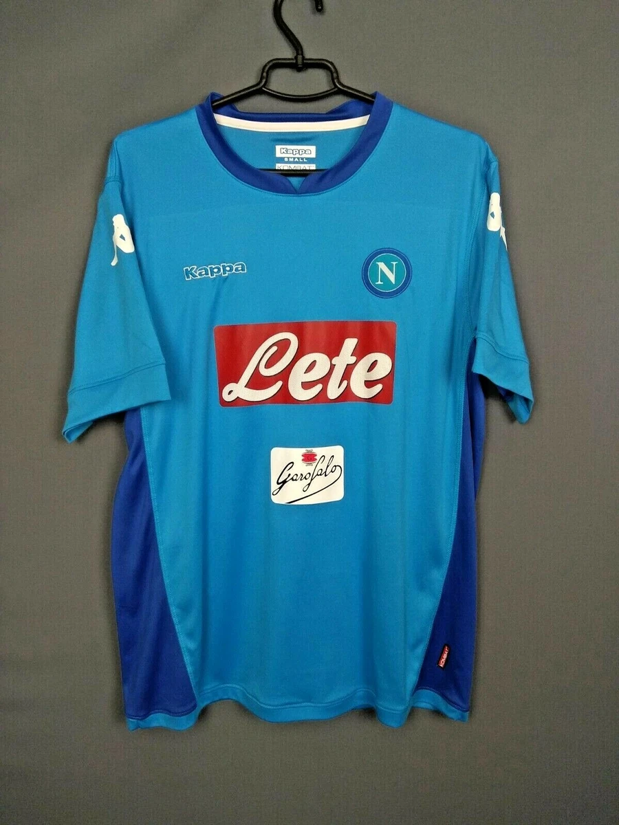 Napoli Shirt 2017 2018 Home SMALL Jersey Maglia Kappa Football ig93