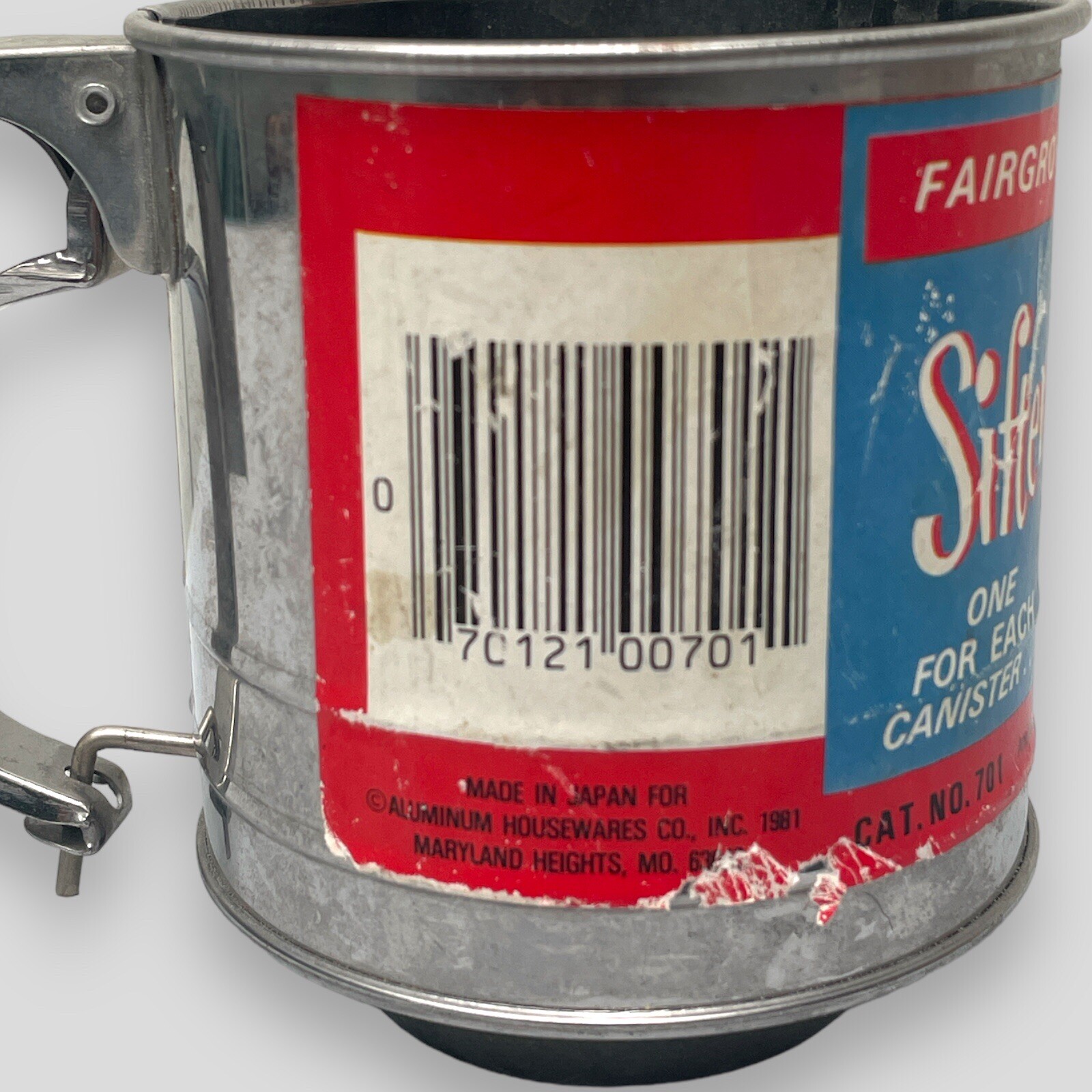Vintage 1981 Fairgrove Pure Stainless Steel Flour Sifter eBay