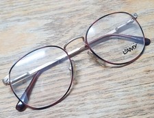 VTG METAL LAMY LONDON X379 LUNETTES EYEGLASSES GOLD GLASSES ROUND 3P FRAMES NICE