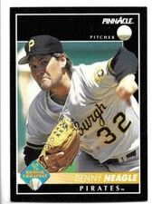 DENNY NEAGLE 1992 PINNACLE CARD NEAR MINT+ CONDITION
