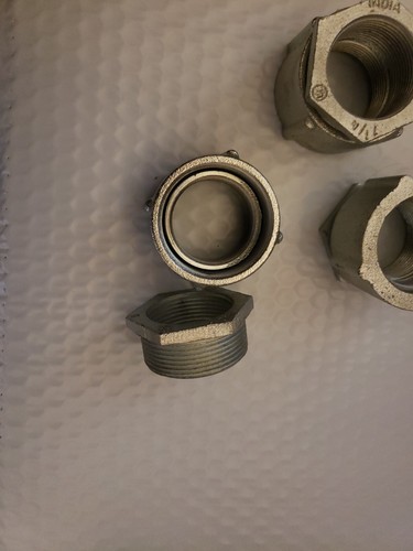 Lot Of (3) 1 1/4" Adapter Reducer - Bushing - Picture 3 of 6