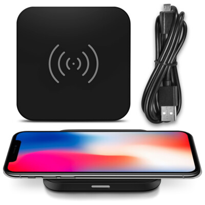 QI Wireless Ladestation für Apple iPhone X Kabellos Charger Induktives Ladegerät