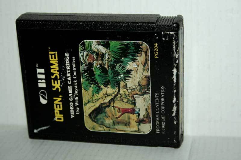 OPEN SESAME PG204 USED ATARI VCS 2600 EUROPEAN EDITION CARTRIDGE GD1 42289