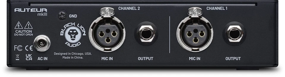 Black Lion Audio Auteur MK3 Dual Ch. Mic Preamp - New! - ProSoundUniverse. - Image 2 of 4