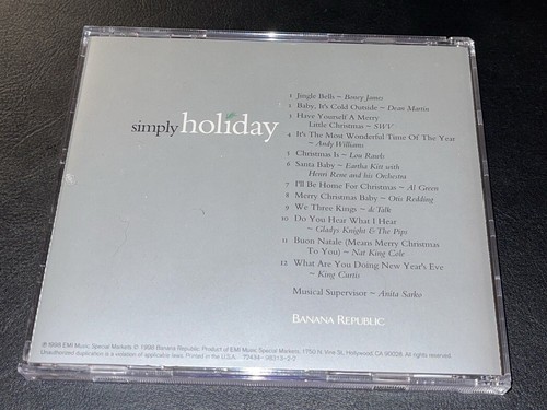 Banana Republic ""SIMPLY HOLIDAY"" (CD 1998) 12-Tracks Weihnachten SWV/Rawls/dc Talk - Bild 3 von 6