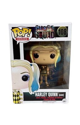 Funko Pop Suicide Squad Harley Quinn Hot Topic Rare Defect Missing Eye  Shadow | eBay