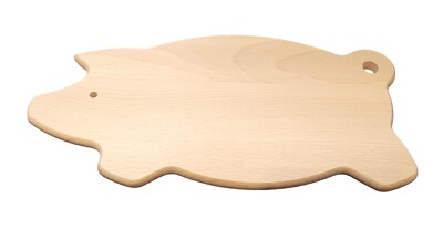 Wooden World   Holzschneidebrett, Servierbrett für Snacks Form eines Schweins