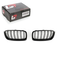 Frontziergitter Doppelsteg Performance Schwarz Glanz Front FüR BMW 3Er F30 F80