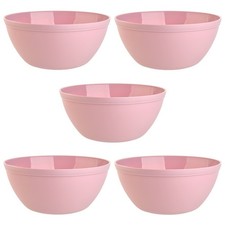 ENGELLAND 5 x Müslischale Dessertschale Salatschüssel Schale Bowl 900 ml Rosa