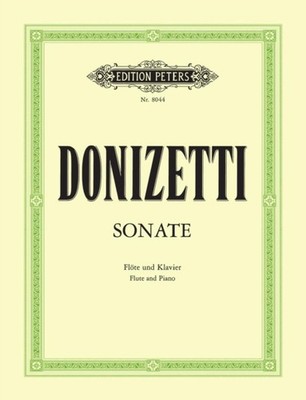 FLUTE SONATA IN C MAJOR by DONIZETTI, GAETANO Paperback Self Help Business