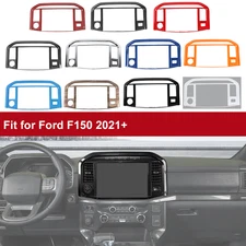 Center Console GPS Navigation Cover Tirm Frame Accessories For Ford F-150 2021+