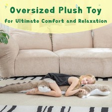 Giant Alligator Stuffed Animal, 67inch Soft Large Alligator Plush Toy, Big St...