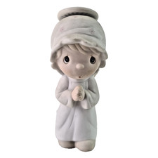    Precious Moments E-2366 The First Noel Girl Angel 1982 Porcelain Figurine
