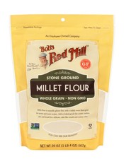 Bob's Red Mill Stone Ground Whole Grain, Millet 20 Ounce Pack of 4 , Natural