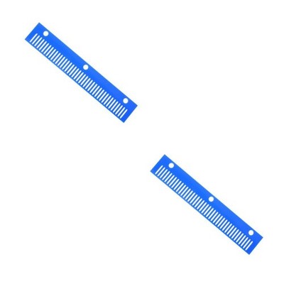 2pcs Fischtank Kamm Wasserüberlauf Fisch Kamm Wasser Fluss Wehr Kamm Aquarium