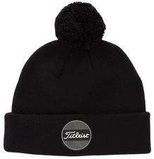 New Titleist Golf Boardwalk Pom Pom Beanie Black One Size