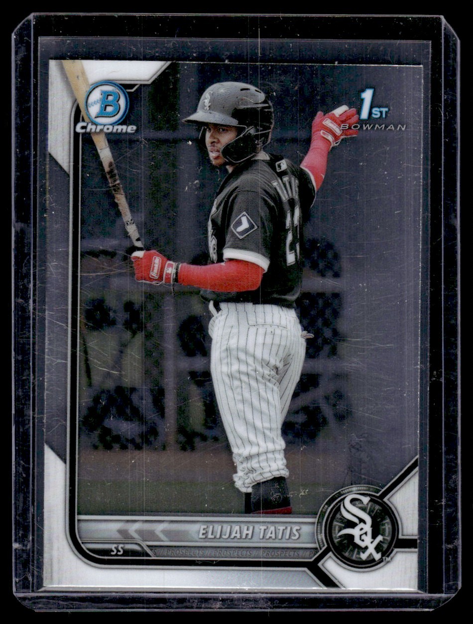 2022 Bowman Chrome Elijah Tatis Chicago White Sox #BCP-23