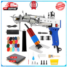 Rug Tufting Gun Kit with Carpet Trimmer, 2 in 1 Cut  Loop Pile Tufting Gun w...