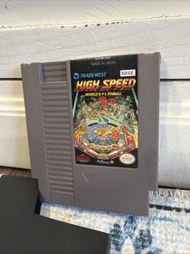 High Speed NES Game (Nintendo Entertainment System) World&rsquo;s #1 Pinball W/ Sleeve