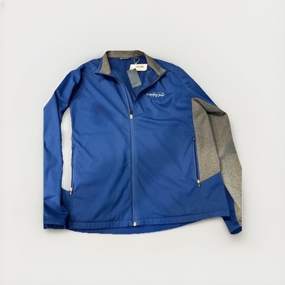 NWT Cutter & Buck Navigate Softshell Men's Full Zip Jacket - XXL - Tour Blue - C