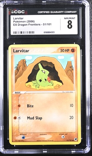 Larvitar graded CGC 8 for sale on eBay